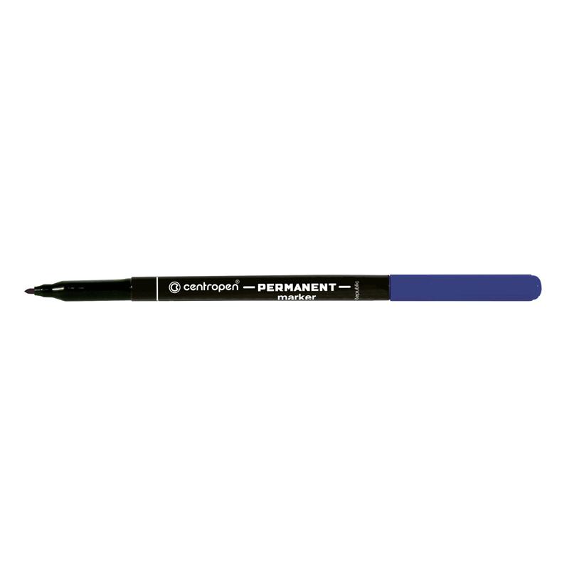 Маркер CENTROPEN Permanent 2536/03, 1 мм синій